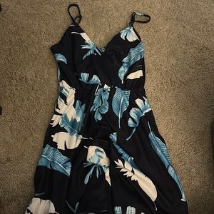 Spaghetti strap low cut